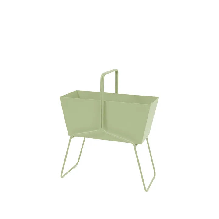 Basket high planteringsbox - Willow green (grön) - Fermob