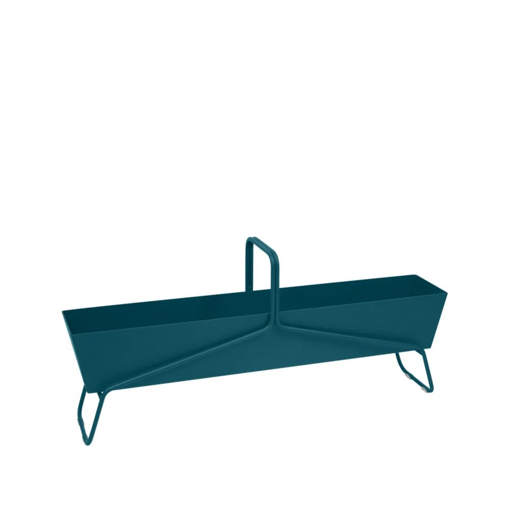 Basket long planteringsbox, Acapulco blue (blå) Fermob