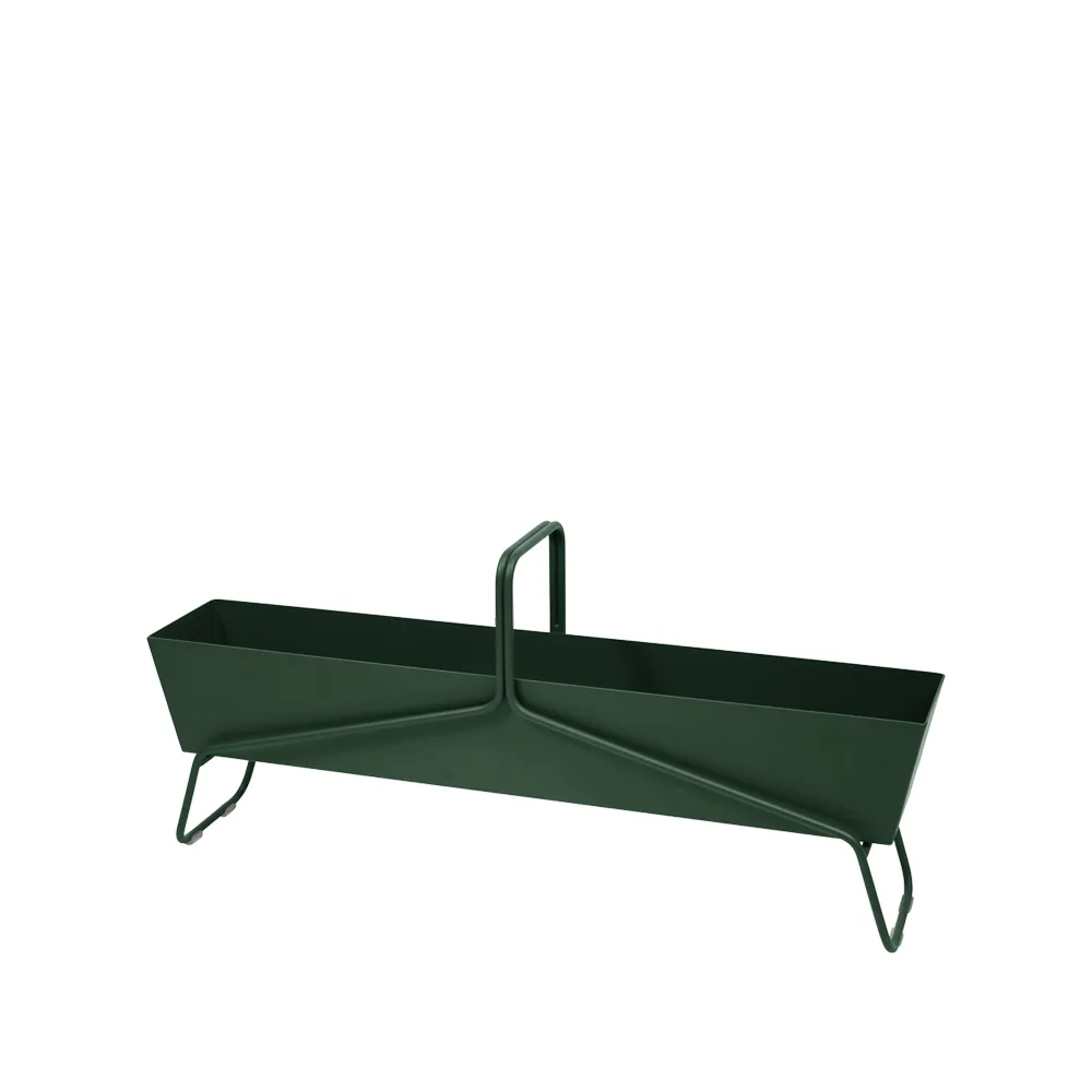 Basket long planteringsbox, Cedar green (grön) Fermob