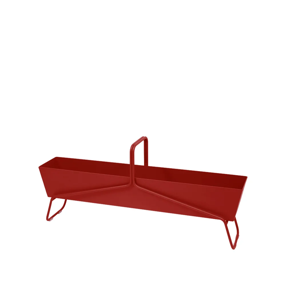 Basket long planteringsbox, Chili (röd) Fermob