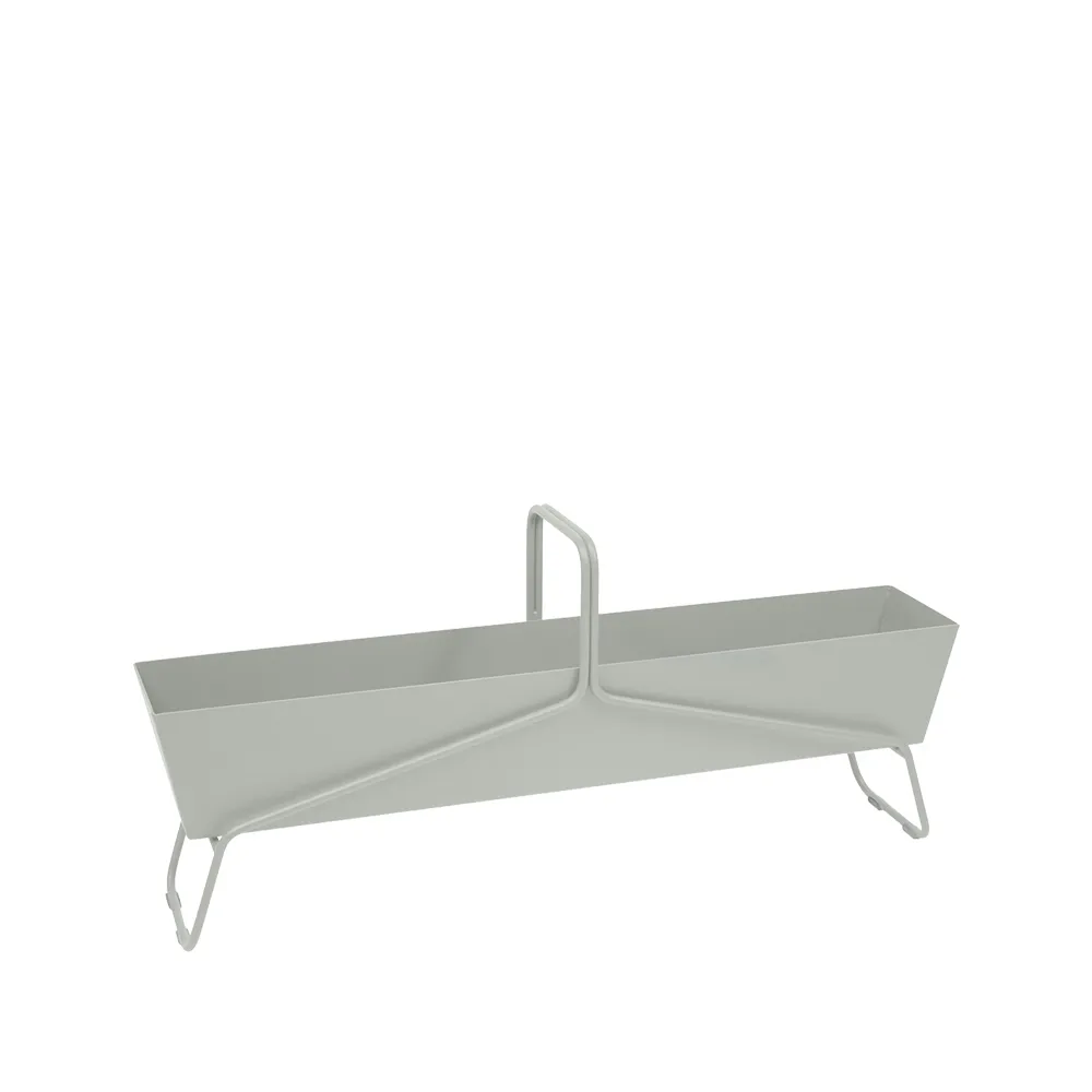 Basket long planteringsbox, clay grey Fermob