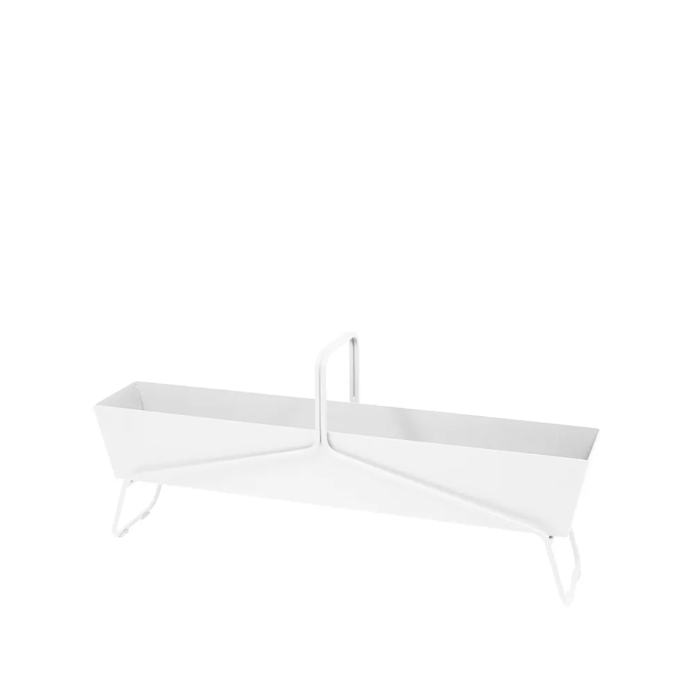 Basket long planteringsbox, cotton white Fermob