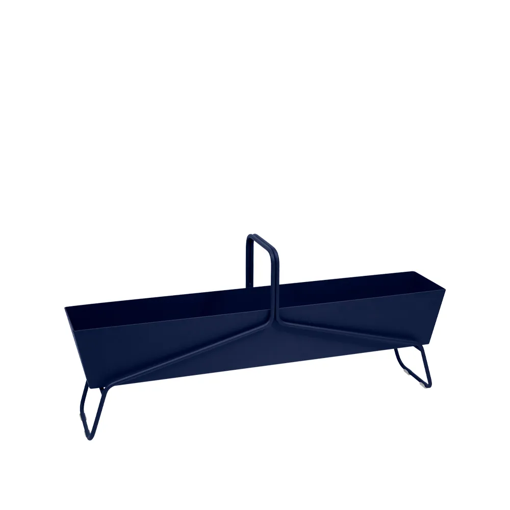 Basket long planteringsbox, deep blue Fermob