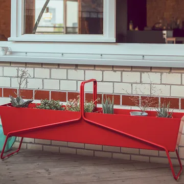 Basket long planteringsbox - Liquorice (svart) - Fermob