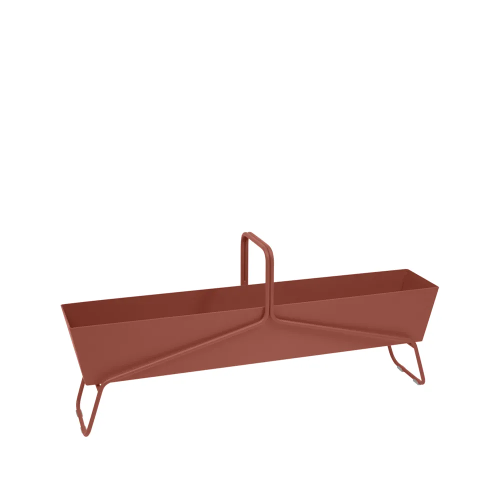 Basket long planteringsbox, red ochre Fermob