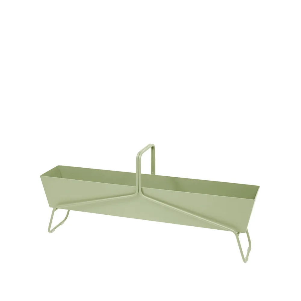 Basket long planteringsbox, willow green Fermob