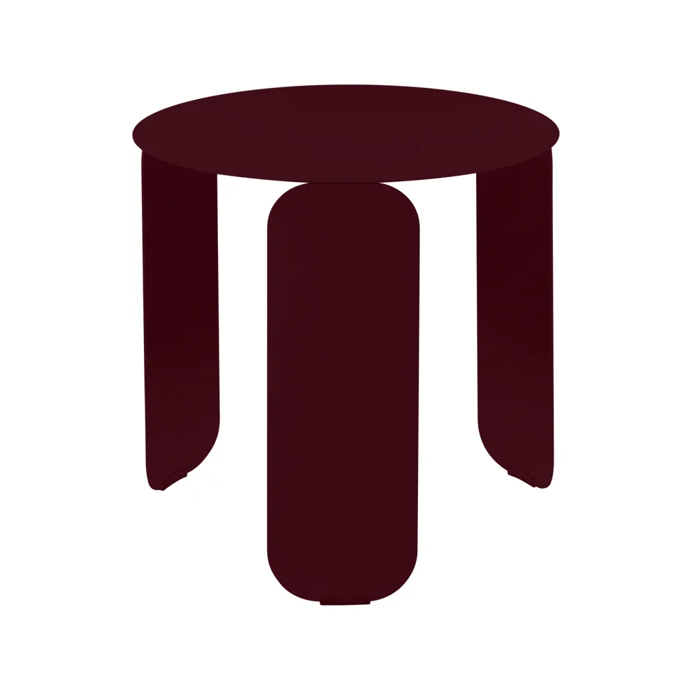 Bebop Ø45 bord lågt, black cherry Fermob