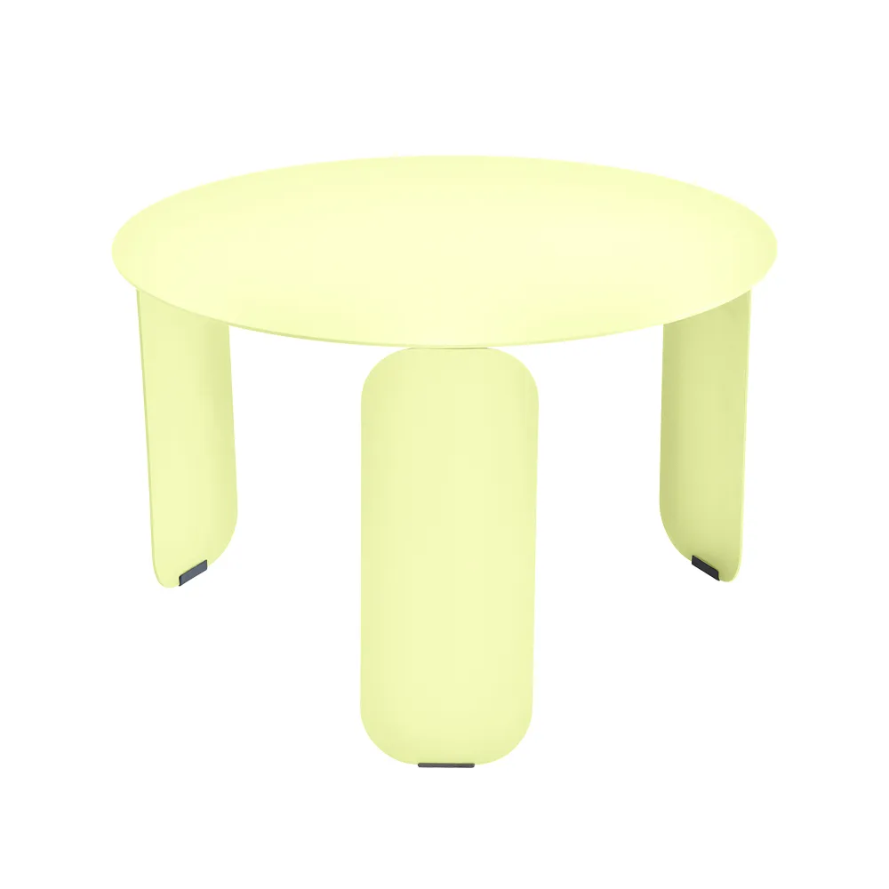 Bebop Ø60 bord lågt, frosted lemon Fermob