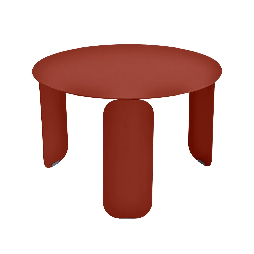 Bebop Ø60 bord lågt, Red ochre (röd) Fermob