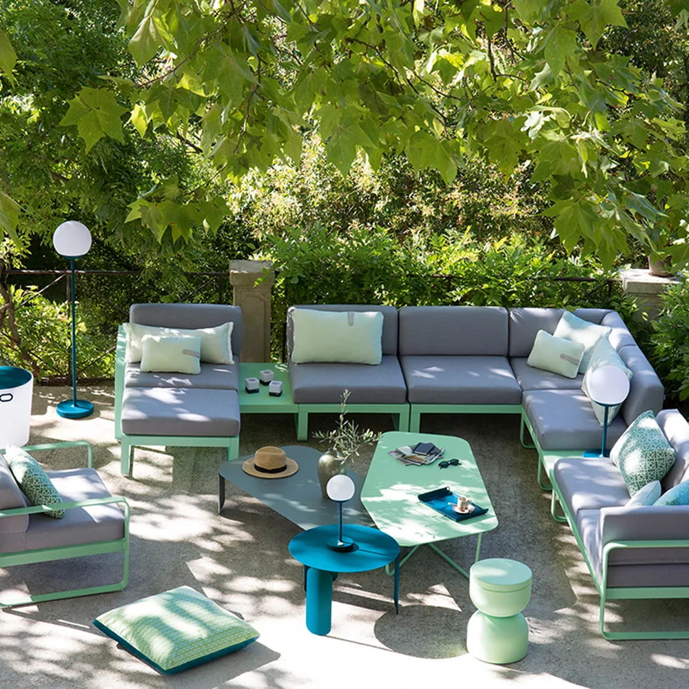 Bebop Ø60 bord lågt, willow green Fermob