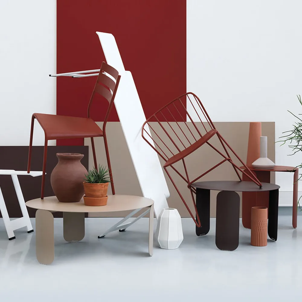 Bebop Ø80 bord lågt, anthracite Fermob