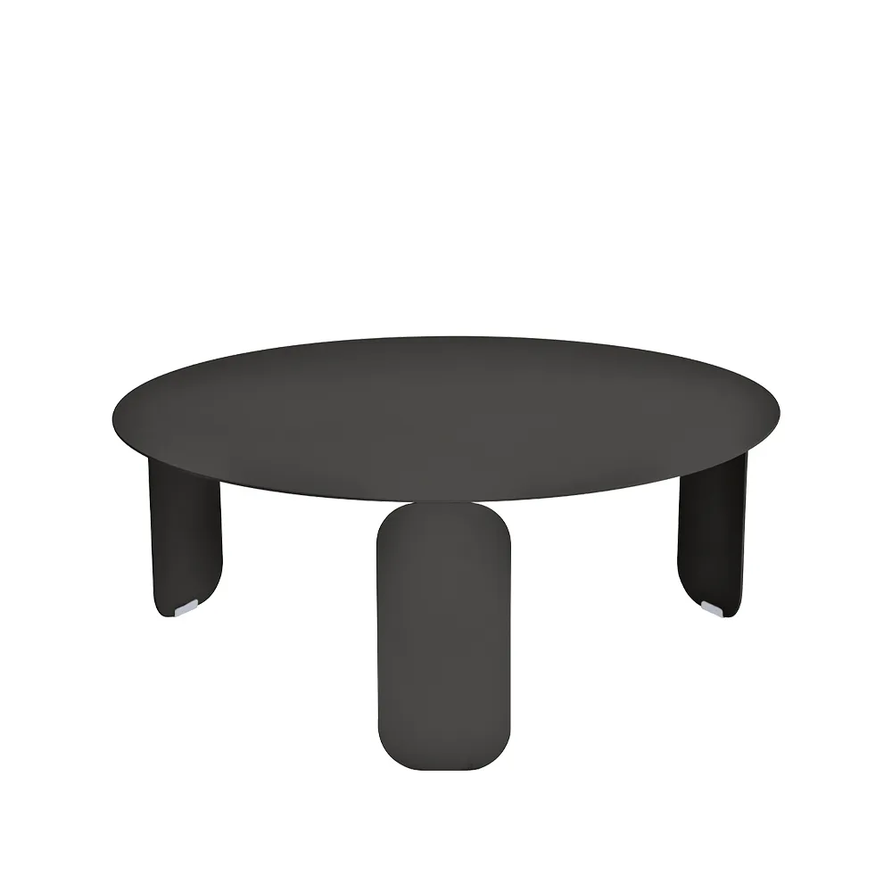 Bebop Ø80 bord lågt, Liquorice (svart) Fermob
