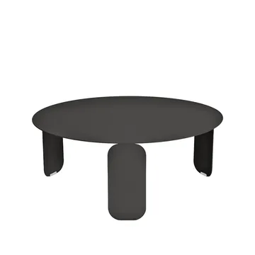 Bebop Ø80 bord lågt - Liquorice (svart) - Fermob