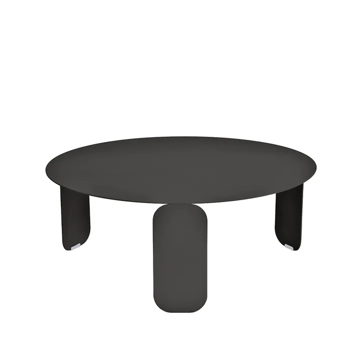 Bebop Ø80 bord lågt - Liquorice (svart) - Fermob