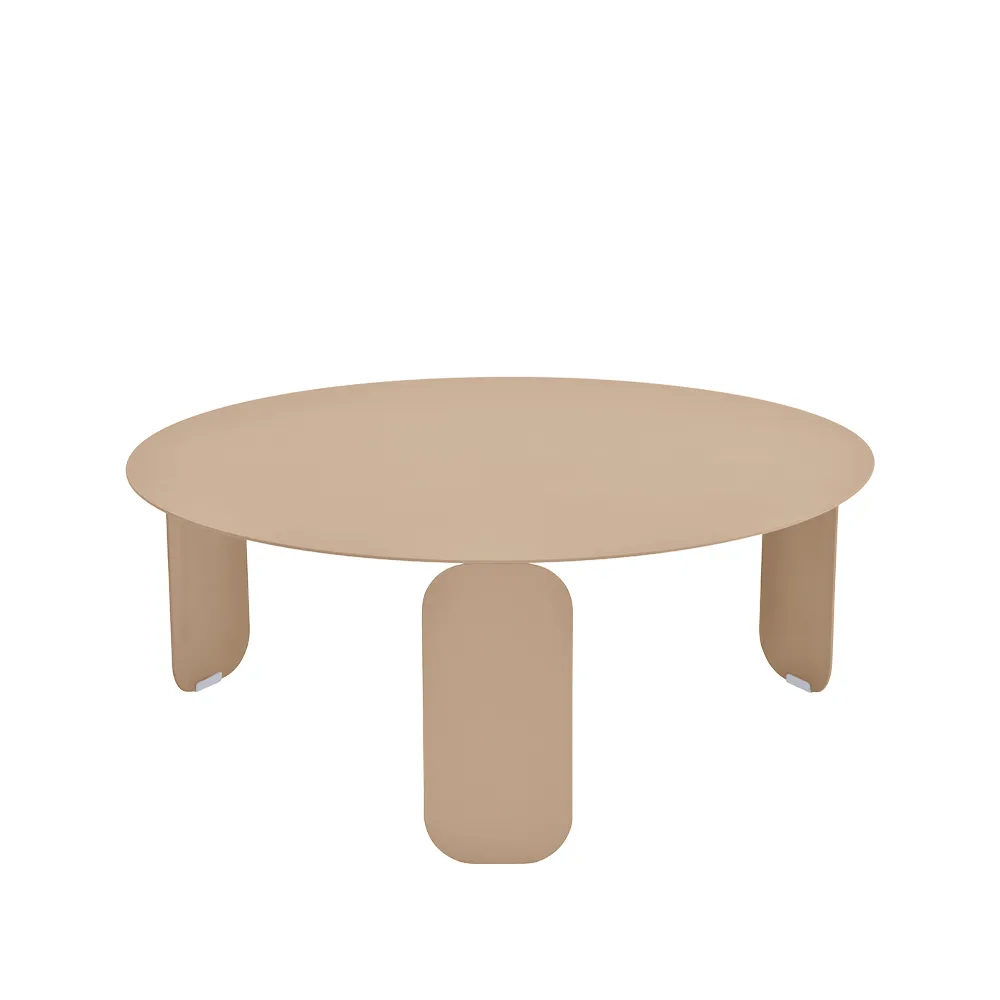 Bebop Ø80 bord lågt, Nutmeg (beige) Fermob