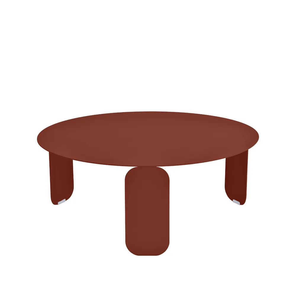 Bebop Ø80 bord lågt, red ochre Fermob