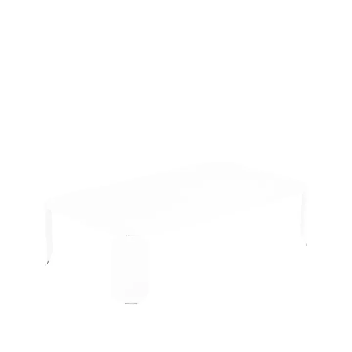 Bebop bord 120x70 cm - Cotton white (vit), h.29 cm - Fermob