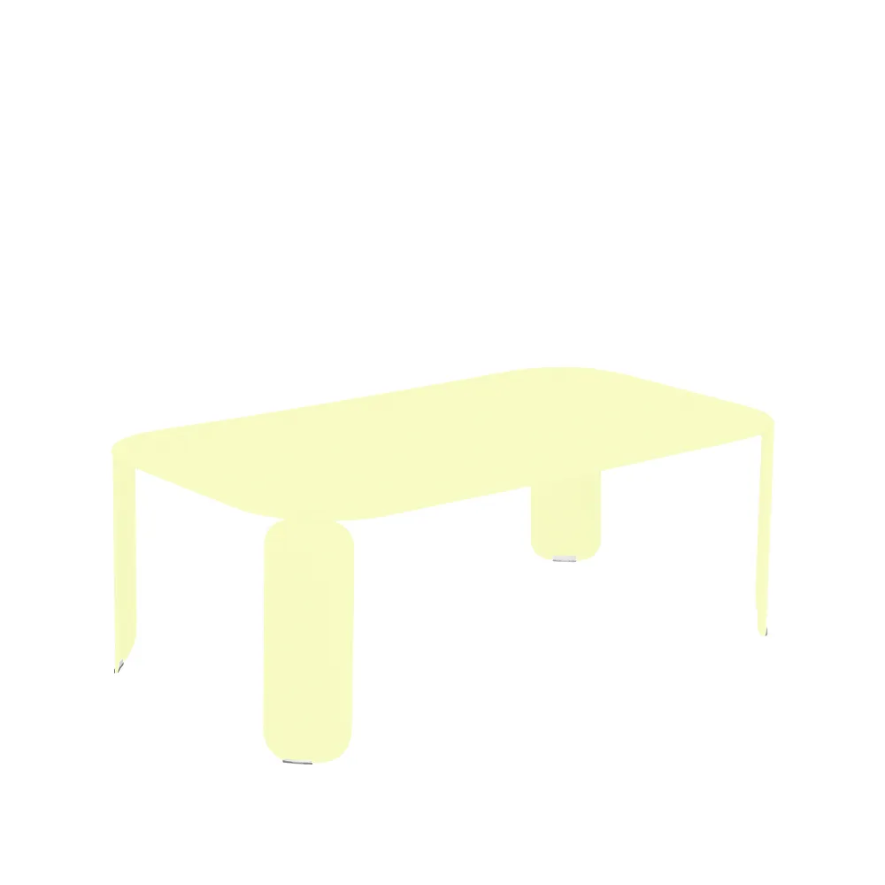 Bebop bord 120x70 cm, frosted lemon, h.42 cm Fermob