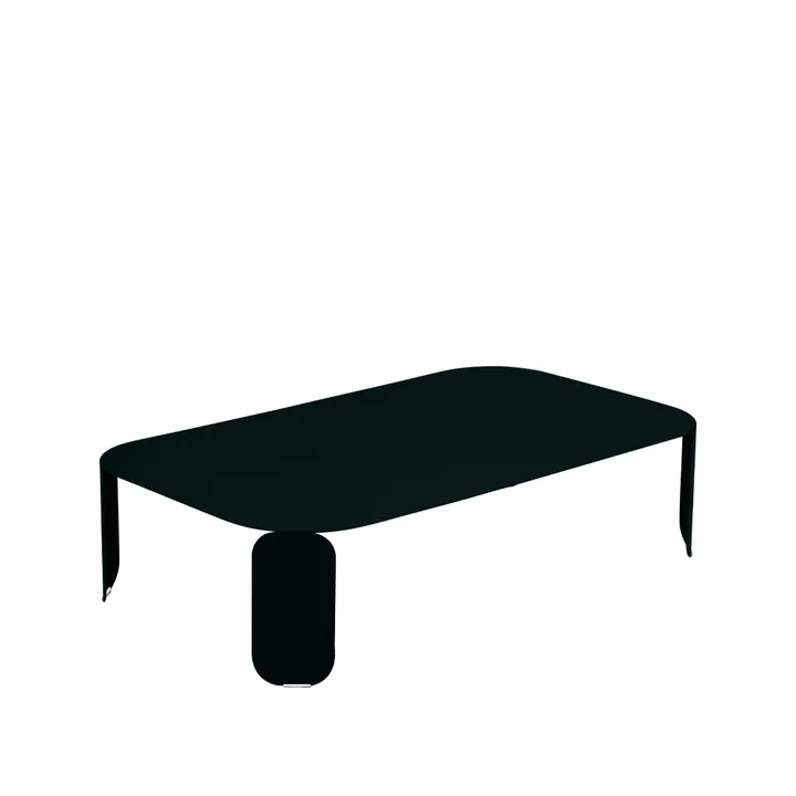 Bebop bord 120x70 cm - Liquorice (svart), h.29 cm - Fermob