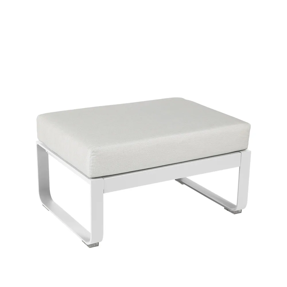 Bellevie 1-sits fotpall, cotton white, off-white dyna Fermob