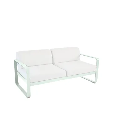 Bellevie 2-sits soffa - ice mint, off-white dyna - Fermob