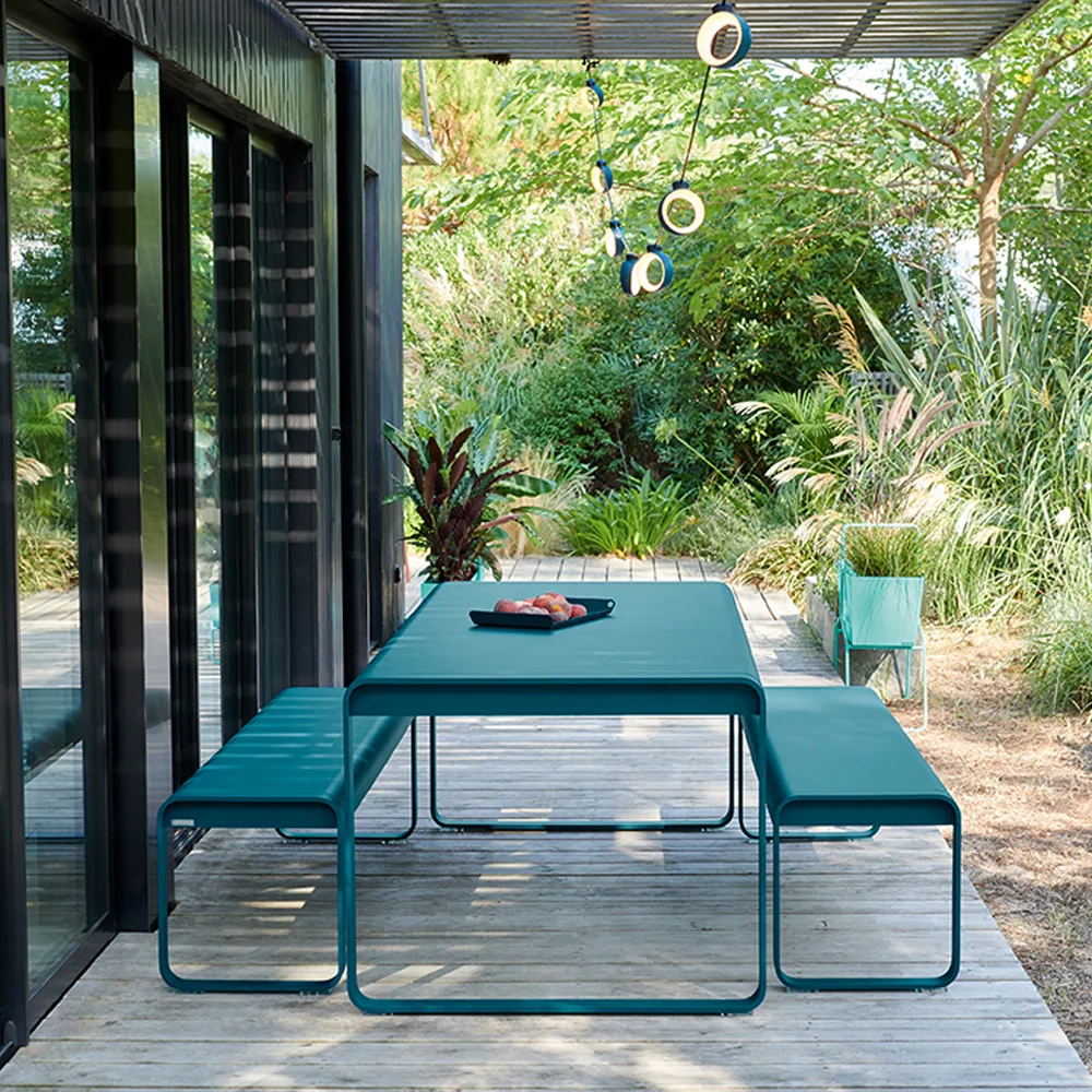 Bellevie bänk, willow green Fermob