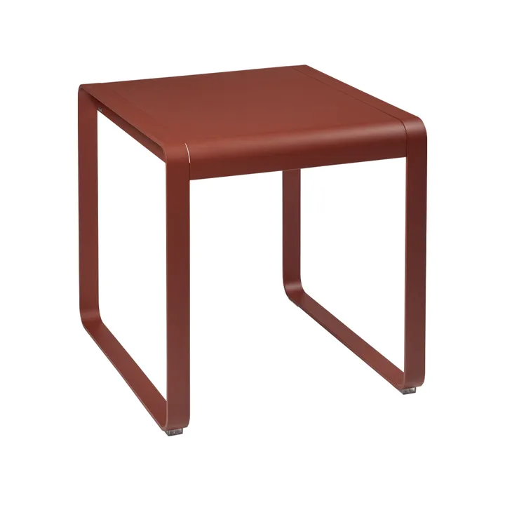 Bellevie bord, 74x80 cm - Red ochre (röd) - Fermob
