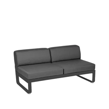 Bellevie Central modulsoffa - 2-sits anthracite, graphite grey dyna - Fermob
