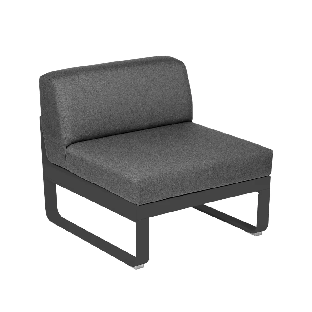 Bellevie Central modulsoffa, anthracite, graphite grey dyna, 1-sits Fermob