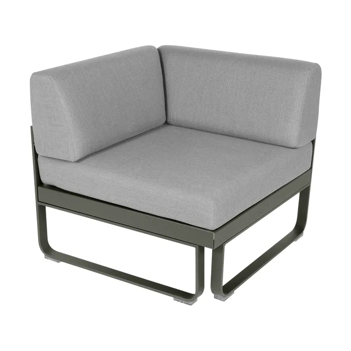 Bellevie Corner modulsoffa 1-sits - Rosemary-flannel grey dyna - Fermob
