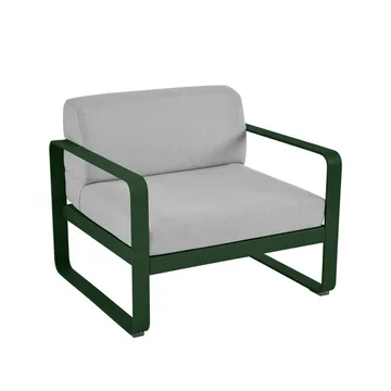 Bellevie fåtölj - cedar green, flannel grey dyna - Fermob