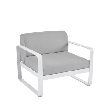 Bellevie fåtölj - cotton white, flannel grey dyna - Fermob