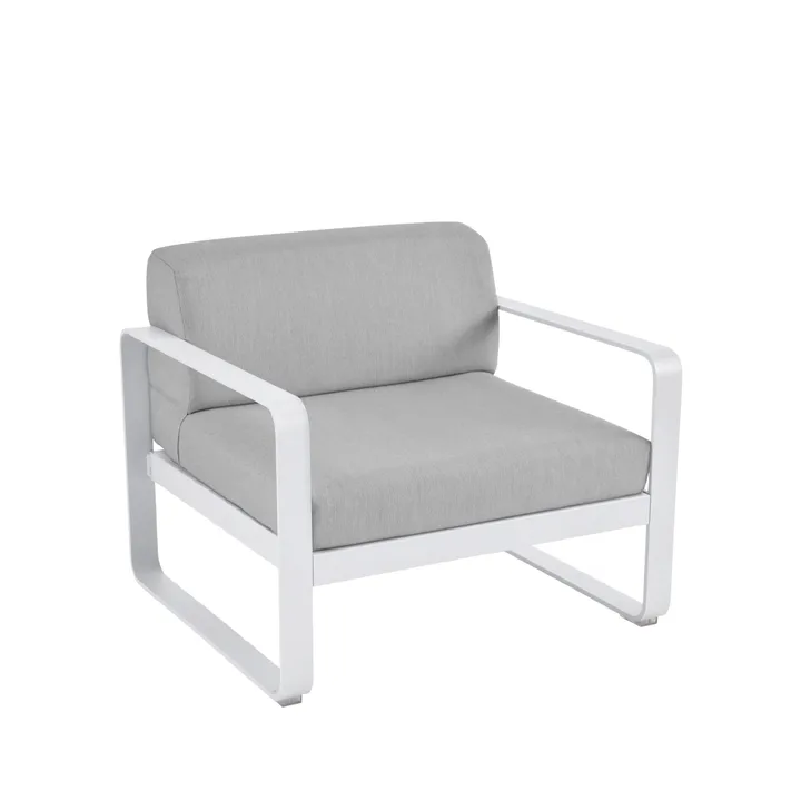 Bellevie fåtölj - cotton white, flannel grey dyna - Fermob