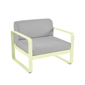 Bellevie fåtölj - Frosted lemon (gul), flannel grey dyna - Fermob