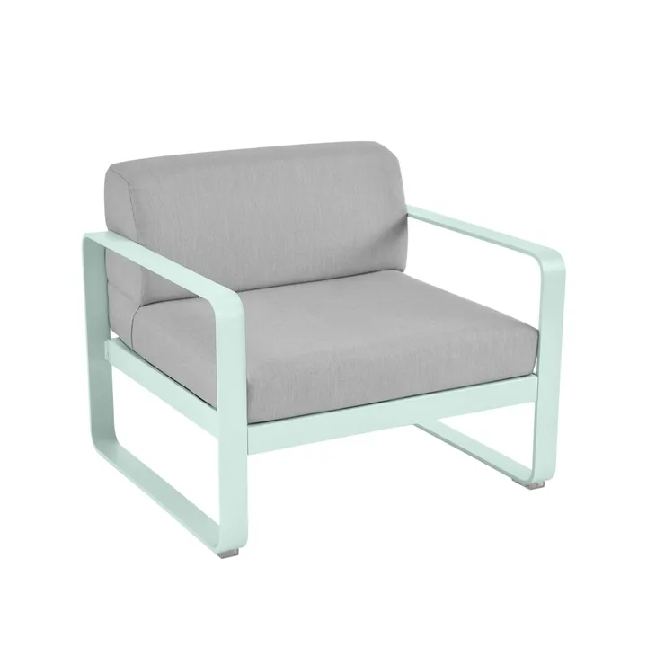 Bellevie fåtölj - Ice mint (grön), flannel grey dyna - Fermob