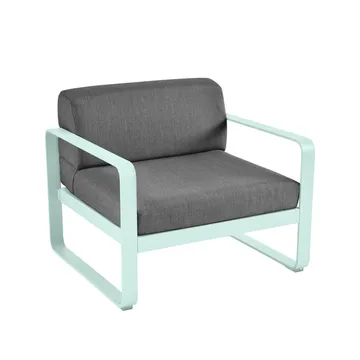 Bellevie fåtölj - Ice mint (grön), graphite grey dyna - Fermob