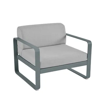 Bellevie fåtölj - Storm grey (grå), flannel grey dyna - Fermob
