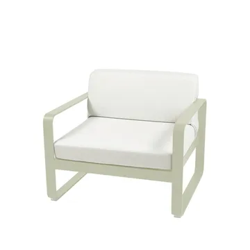 Bellevie fåtölj - willow green, off-white dyna - Fermob