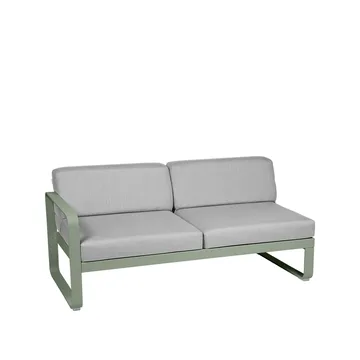 Bellevie Left modulsoffa - 2-sits cactus, flannel grey dyna - Fermob