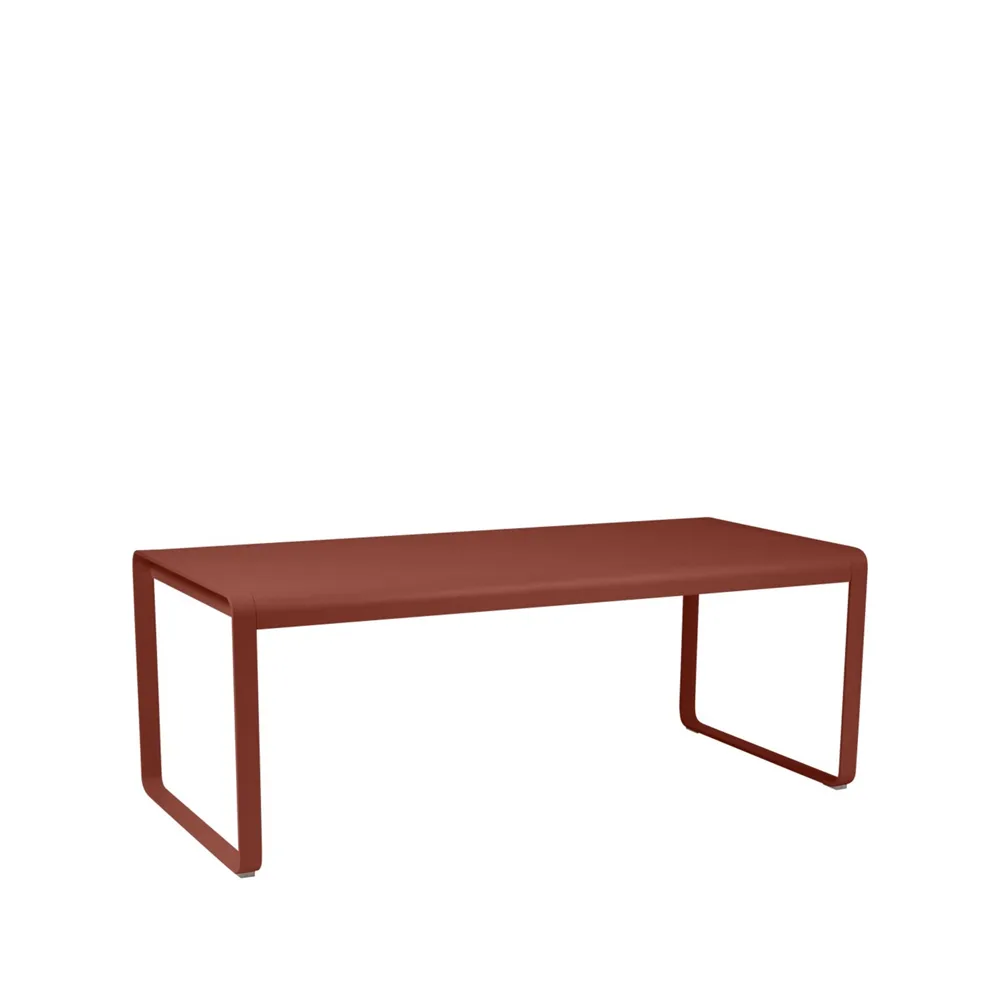 Bellevie matbord, Red ochre (röd) Fermob