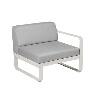 Bellevie Right modulsoffa - clay grey, flannel grey dyna, 1-sits - Fermob