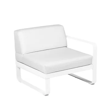 Bellevie Right modulsoffa - cotton white, off-white dyna, 1-sits - Fermob