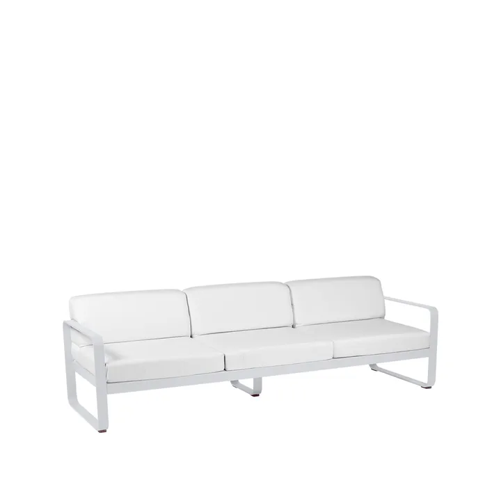 Bellevie soffa - 3-sits Cotton white (vit), off-white dyna - Fermob