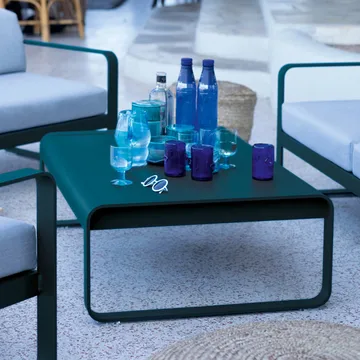 Bellevie soffbord lågt - acapulco blue - Fermob