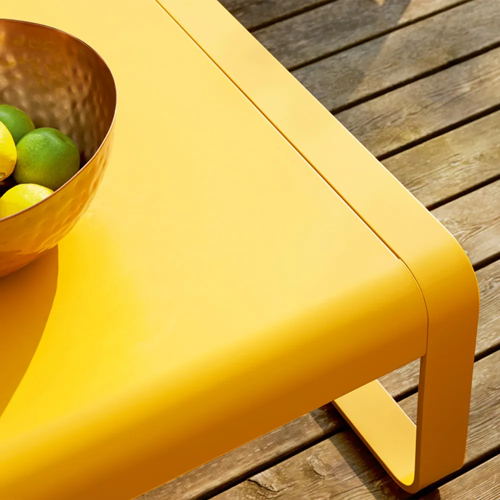 Bellevie soffbord lågt, frosted lemon Fermob