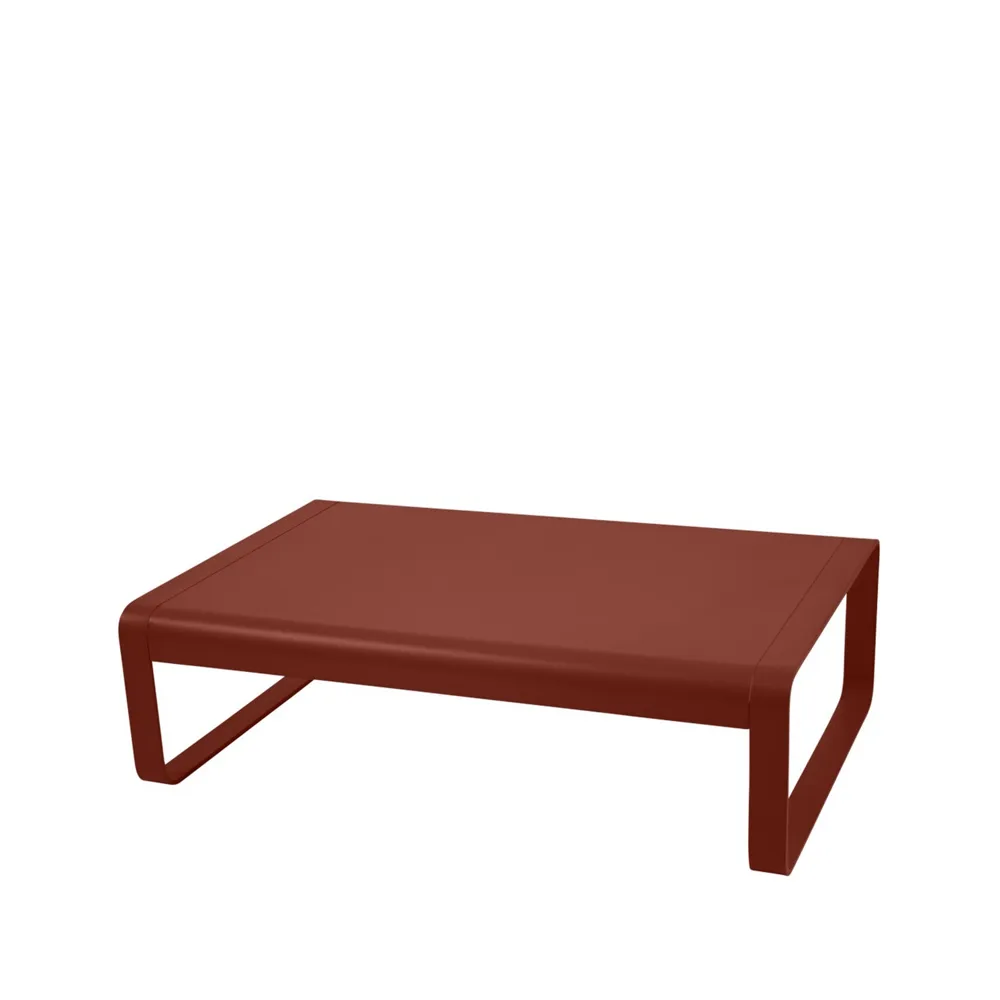 Bellevie soffbord lågt, red ochre Fermob