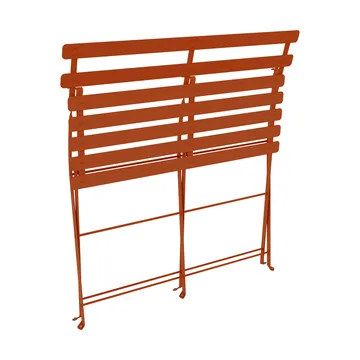 Bistro 2-sits bänk med ryggstöd - Candied Orange - Fermob