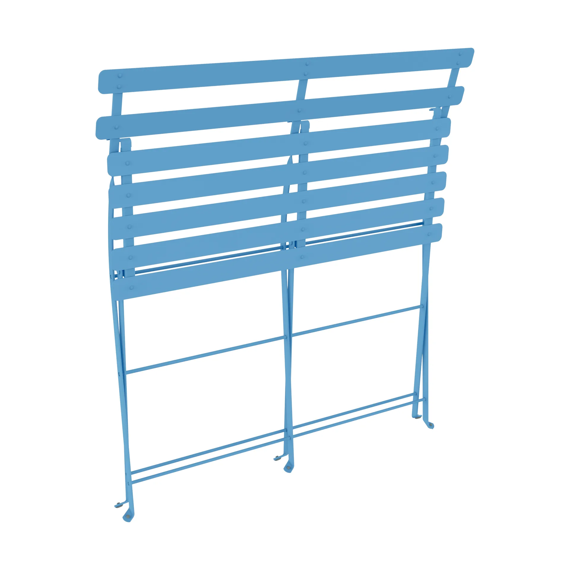 Bistro 2-sits bänk med ryggstöd, Maya Blue Fermob