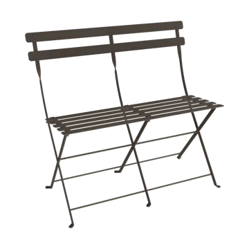 Bistro 2-sits bänk med ryggstöd - Tonka - Fermob