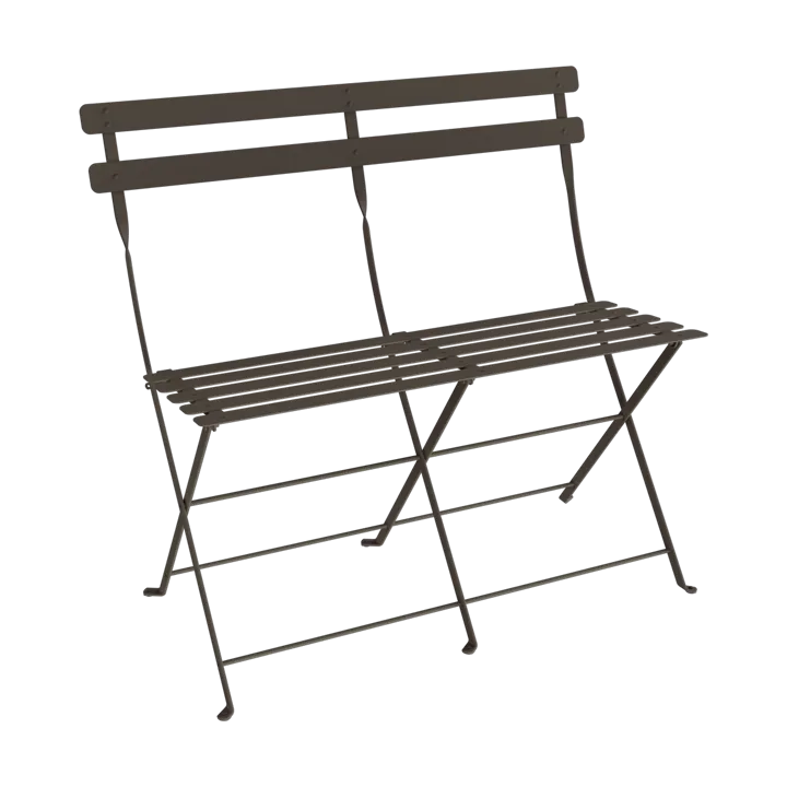 Bistro 2-sits bänk med ryggstöd - Tonka - Fermob